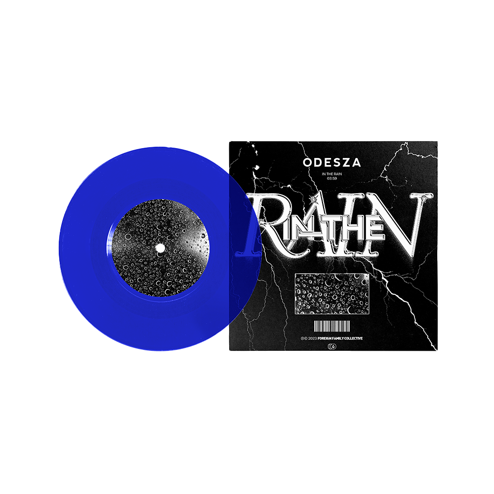 In The Rain - 7" Single (Blue) Back