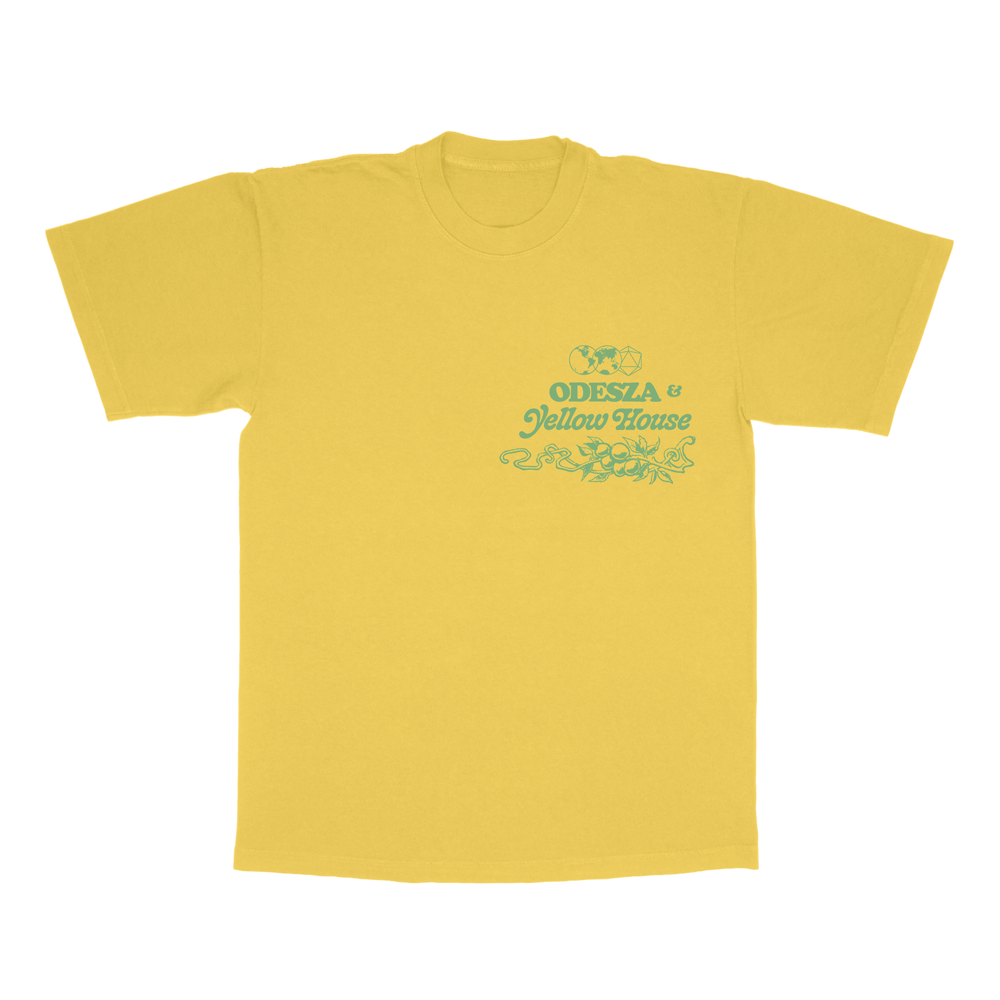 Flaws in Our Design T-Shirt (Yellow) Front