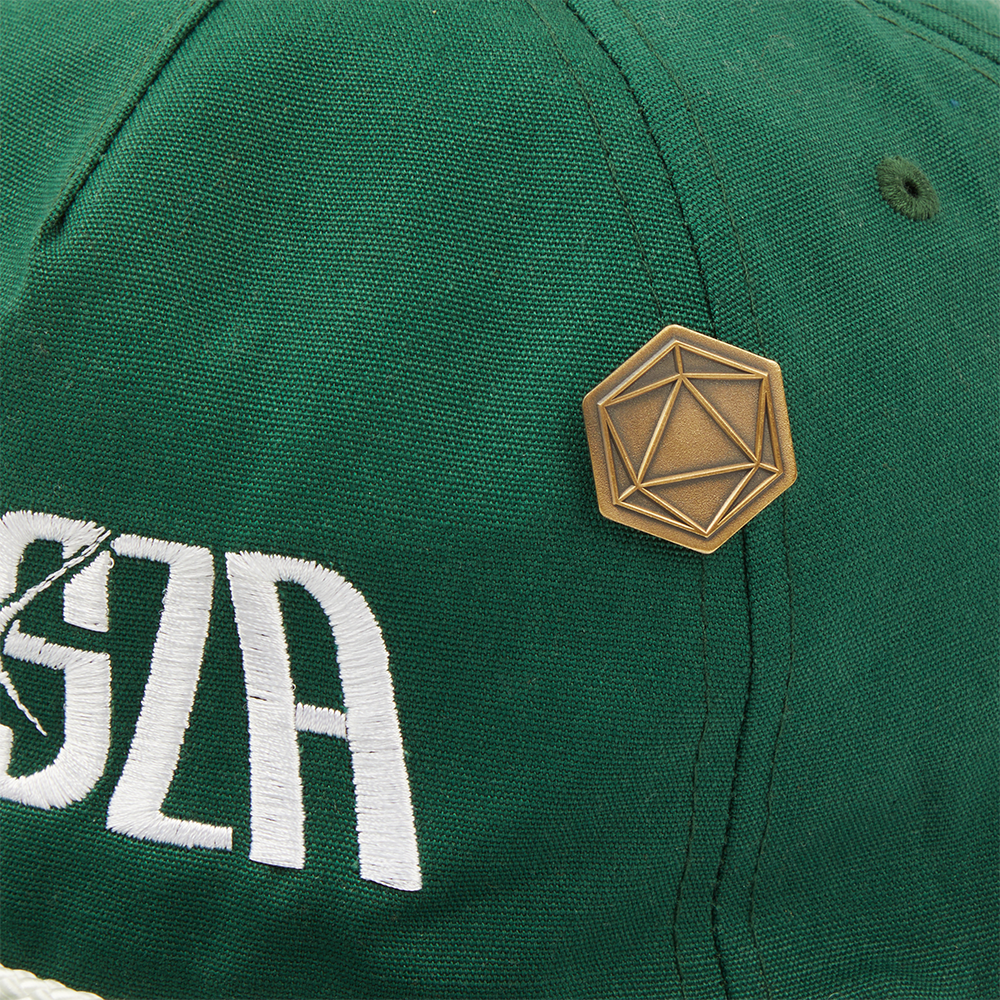 Ico Enamel Pin on Hat