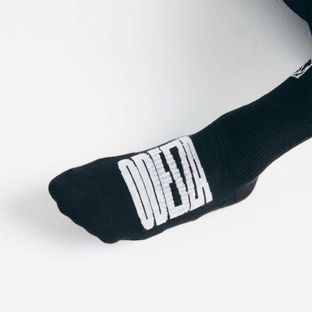 Woven Socks (Black) Model 1