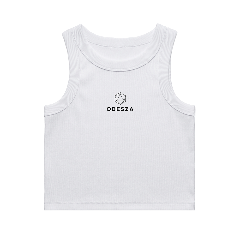 TLG Logo Baby Rib Crop Tank Front