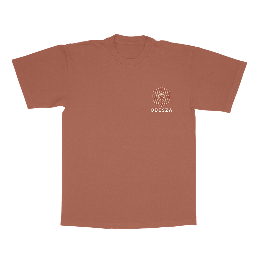 TLG Maze T-Shirt (Clay) Front