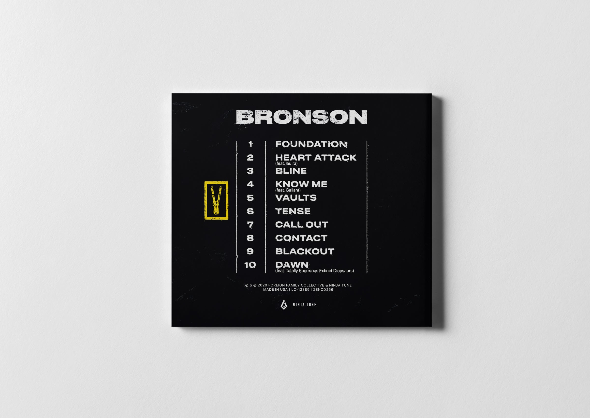 BRONSON CD Back