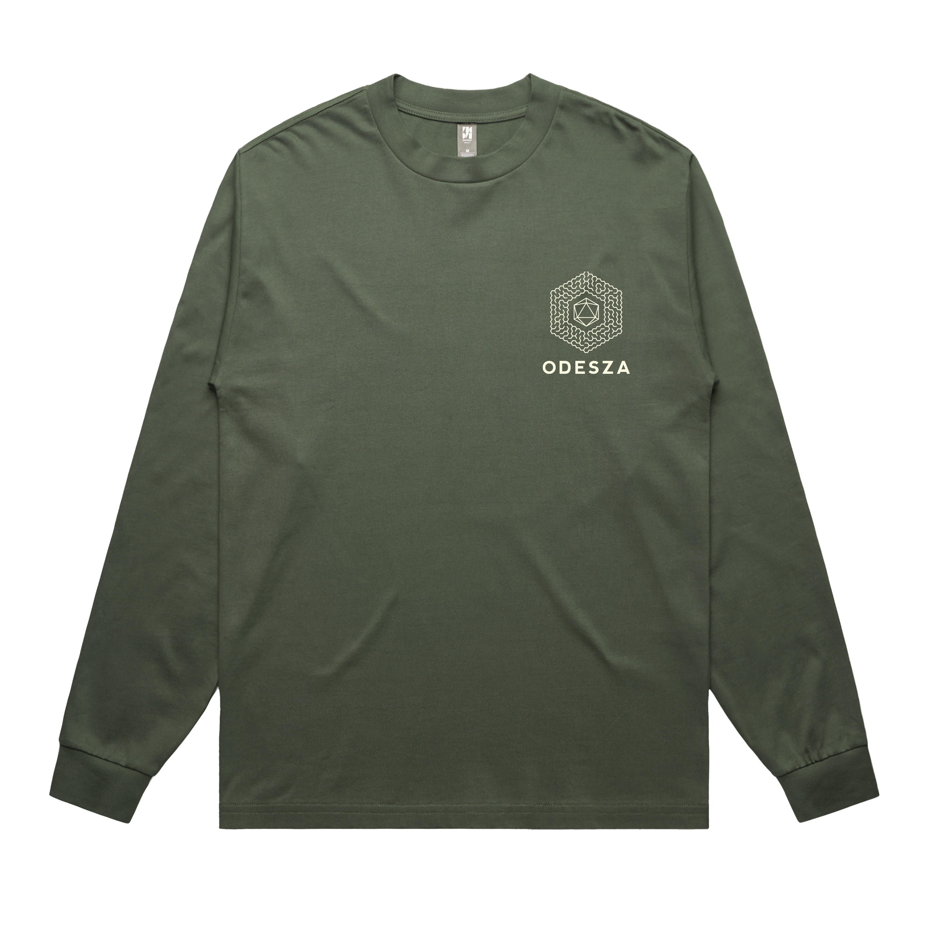 TLG Maze Longsleeve (Green) Front