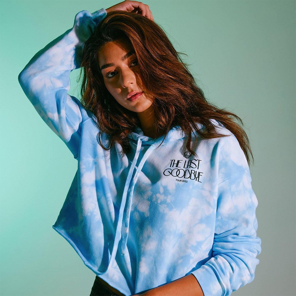 TLG Tie Dye Cropped Hoodie ODESZA